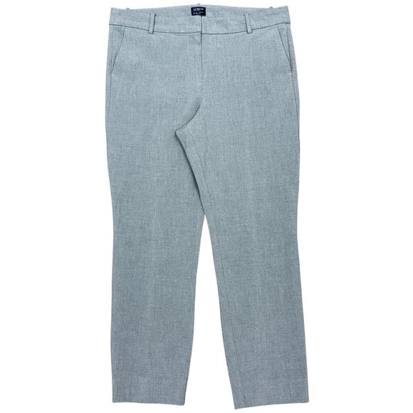 J. CREW Women's EUC Ruby Crop Pant Gray Twill Ankle Pants | Size 14 - Picture 3 of 9
